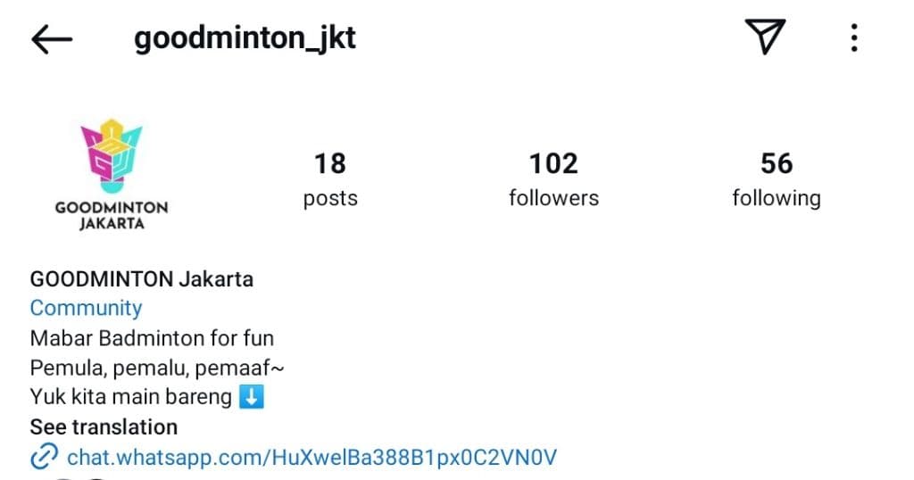 GOODMINTON JAKARTA media 1