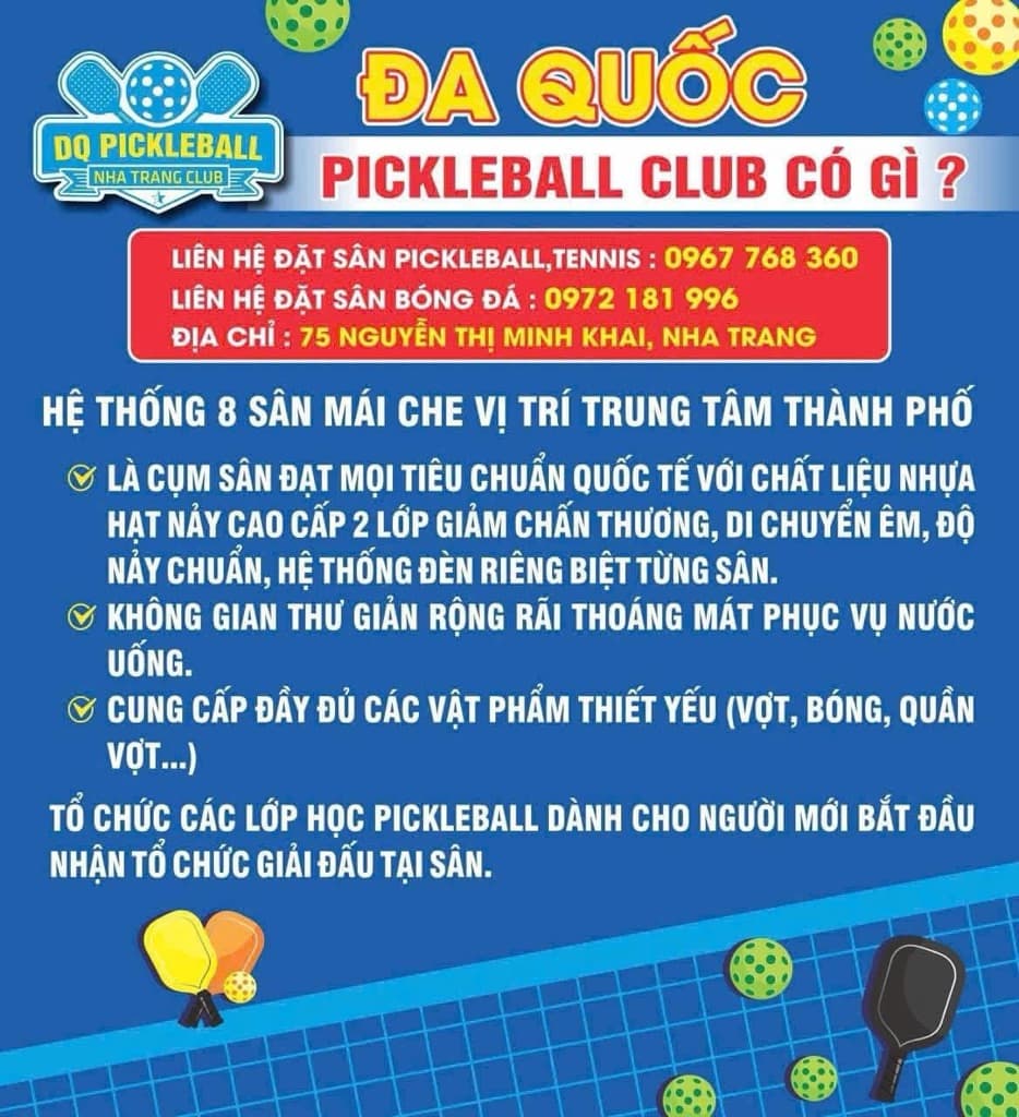 Đa Quốc Pickleball Nha Trang media 1