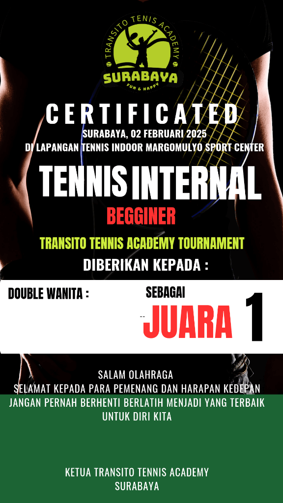 Transito Tennis Academy SURABAYA  media 2