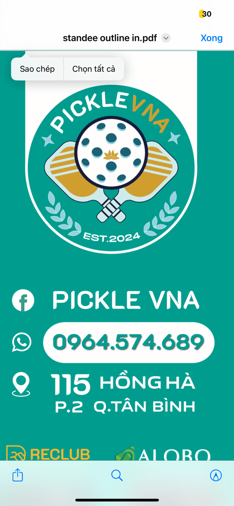 Pickle VNA - 115 Hồng Hà, P2, Tân Bình (0964574698) media 1