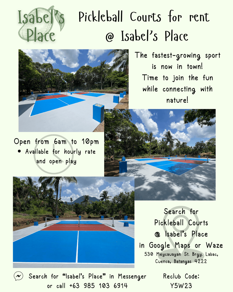 Pickleball Courts @ Isabel’s Yard media 6