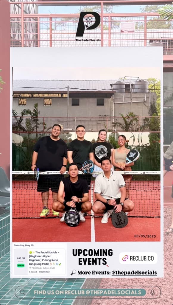 The Padel Socials media 2