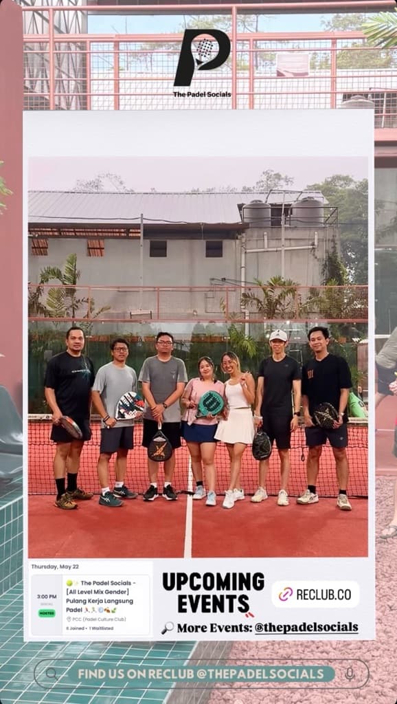 The Padel Socials media 1