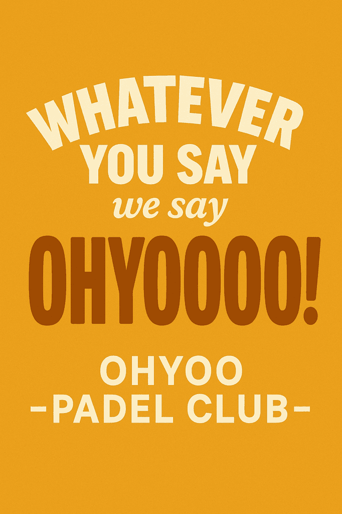 Ohyoo Padel  media 1