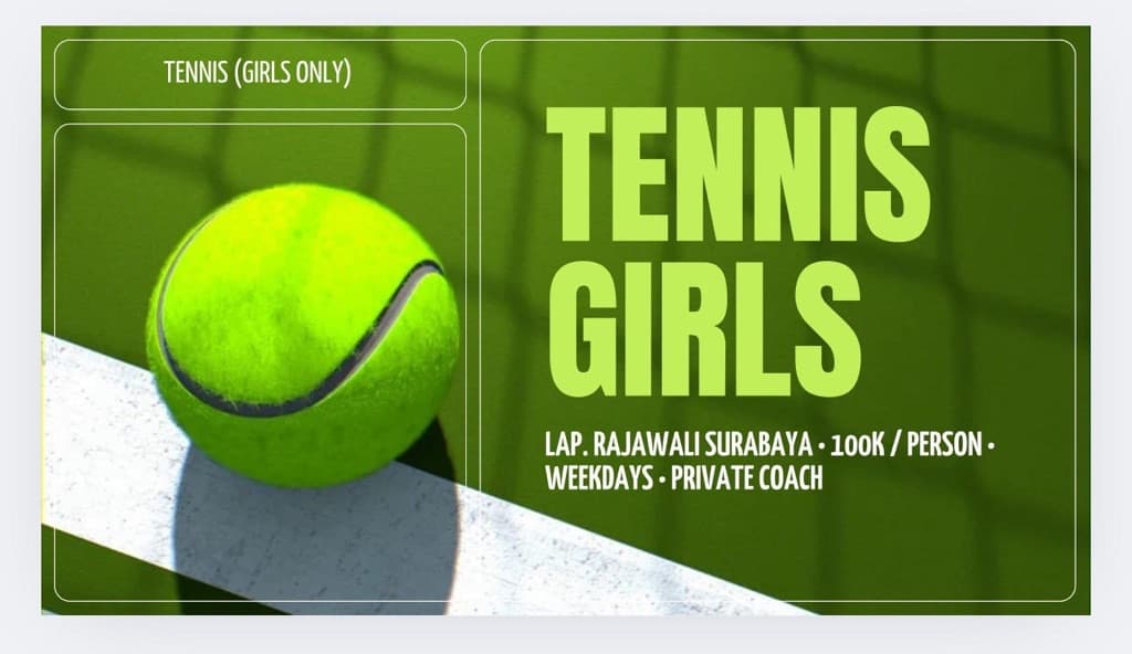 TENNIS SUPER GIRLS (GIRLS ONLY) 🎾 media 1