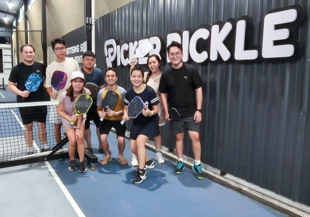 Pickle ball night 🖤 media 2