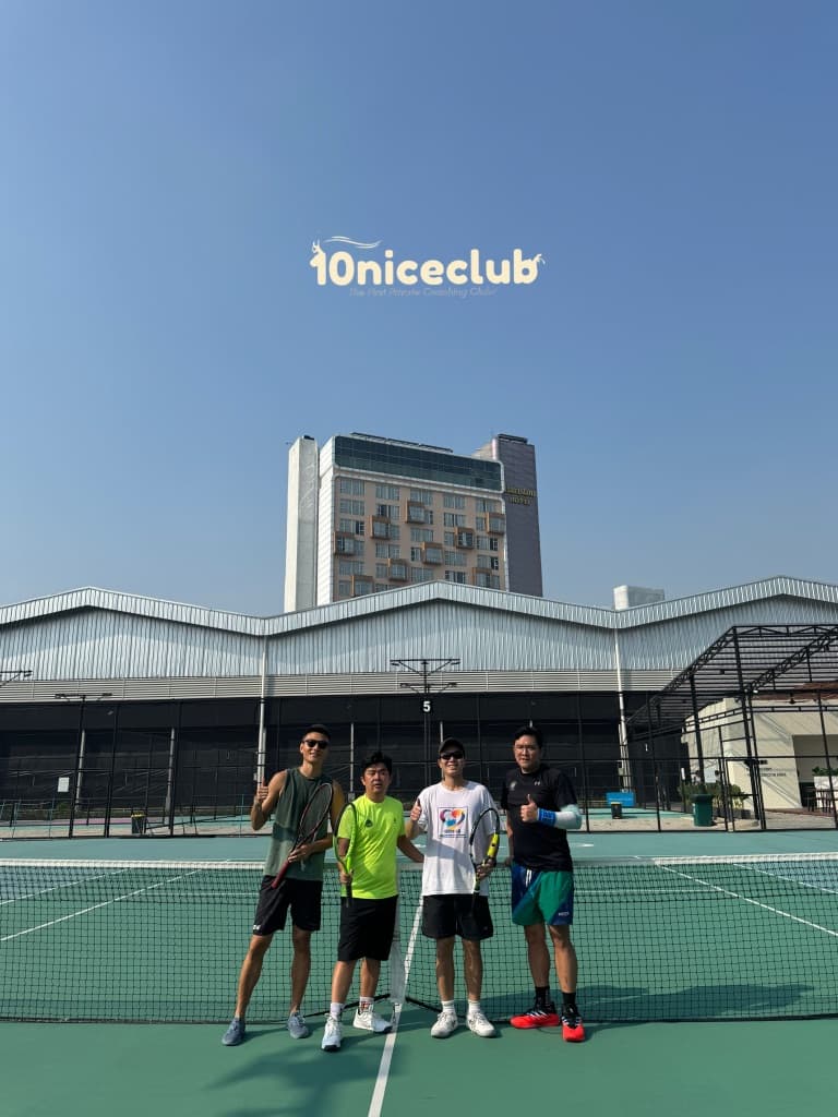 10niceclub ; THE FIRST PRIVATE COACHING TENNIS CLASS media 5