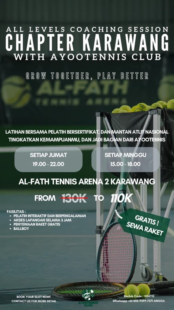AYOO TENNIS KARAWANG media 1