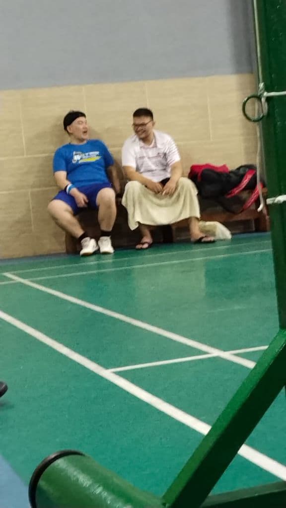 Tuesday Happy badminton at sbm petojo jakarta media 3
