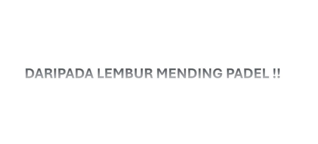LEMBUR PADEL CLUB media 1
