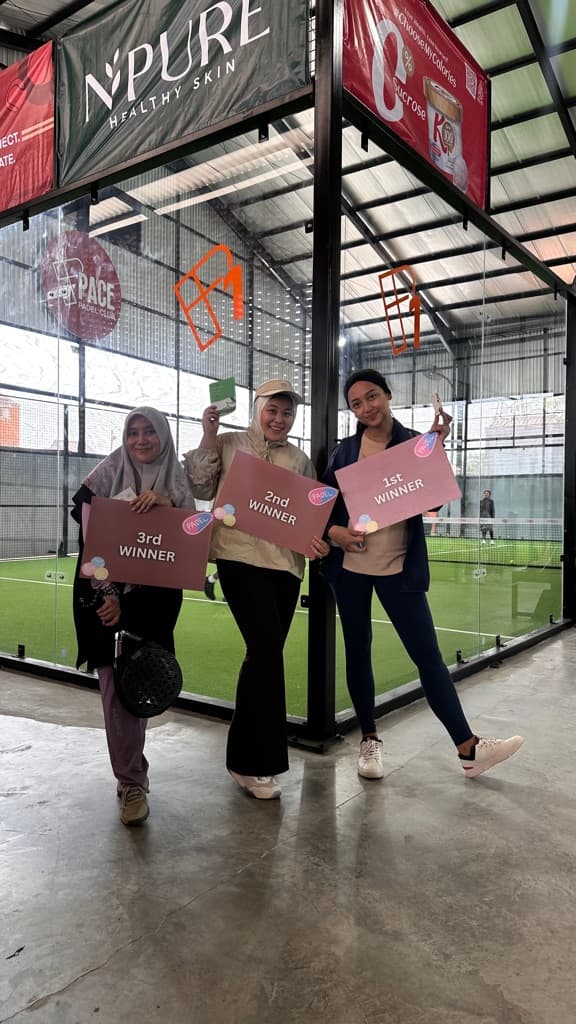 Padel bareng media 5