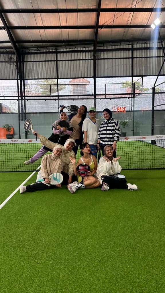Padel bareng media 6