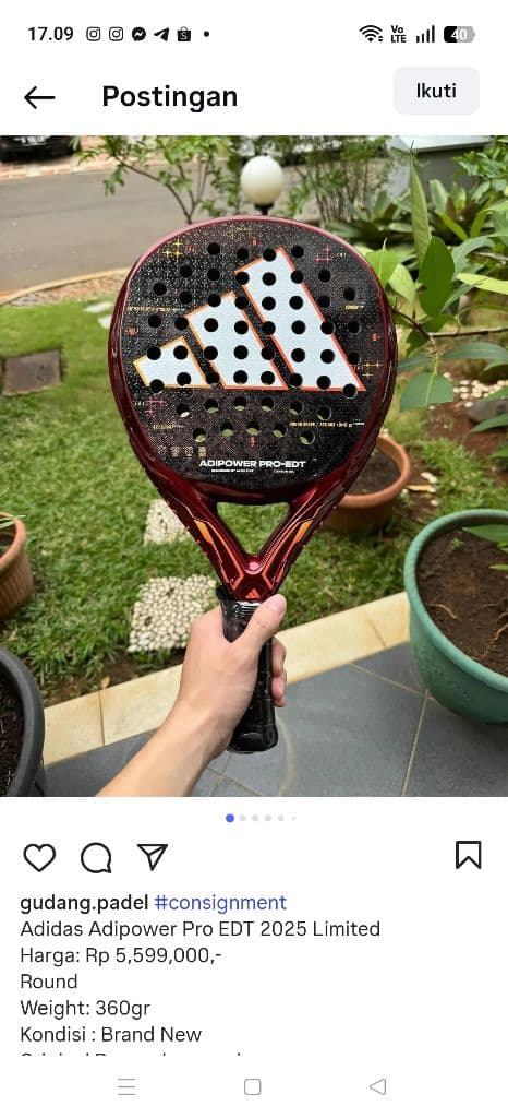 Padel Cirebon Advanced ex Tennis player media 1