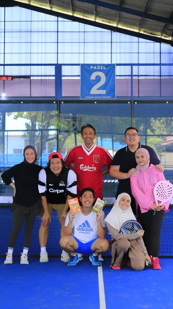 Padel bareng media 3