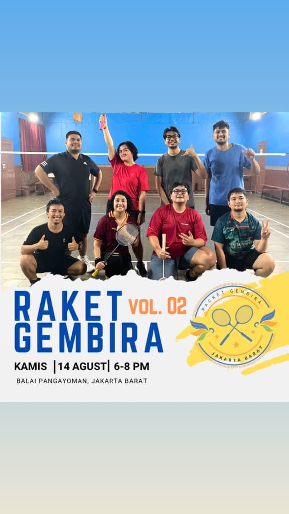 Raket Gembira Jakarta Barat media 3