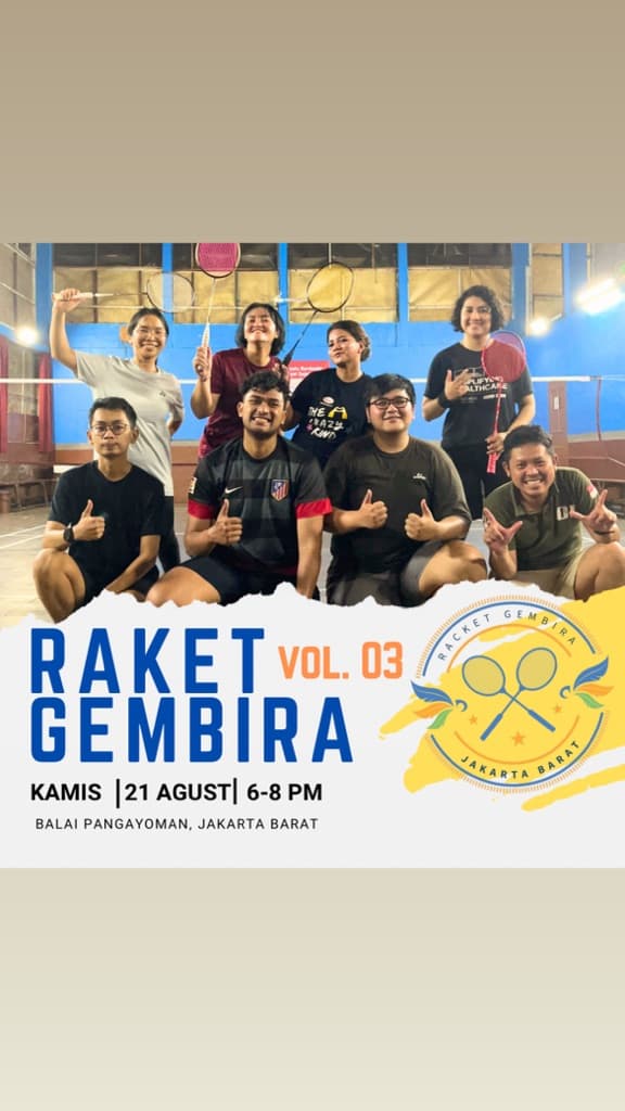 Raket Gembira Jakarta Barat media 4