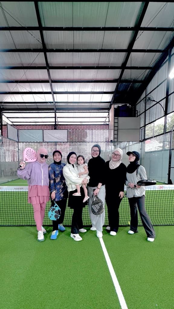 Padel bareng media 1
