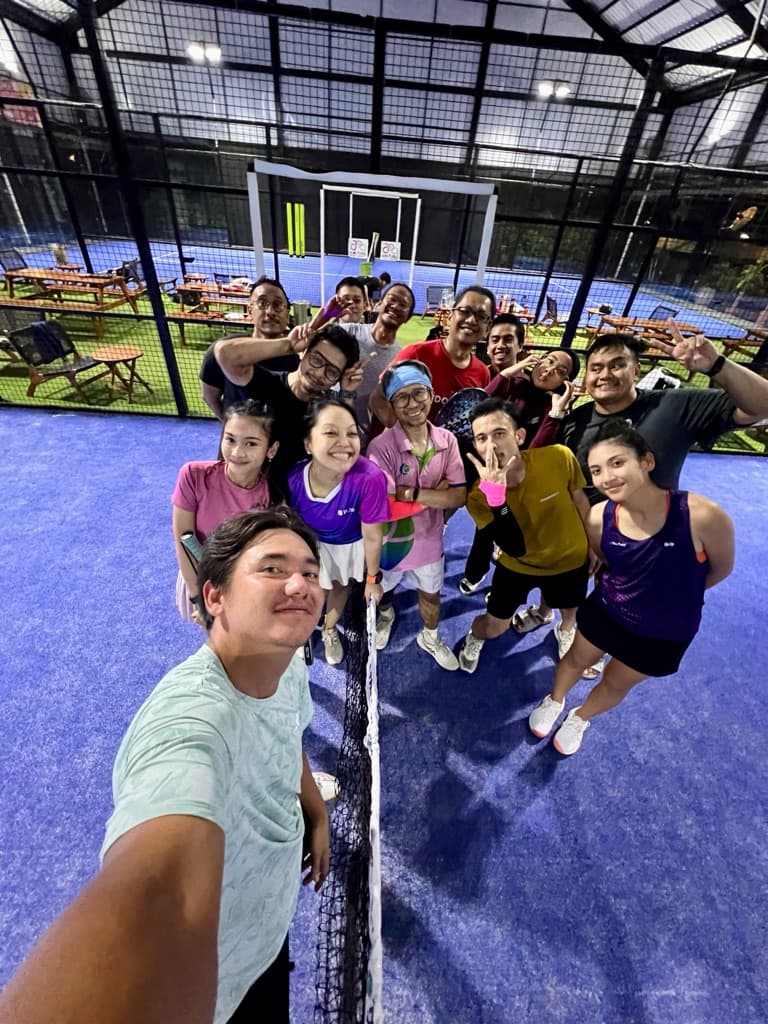 Padel bersama Ijank media 4