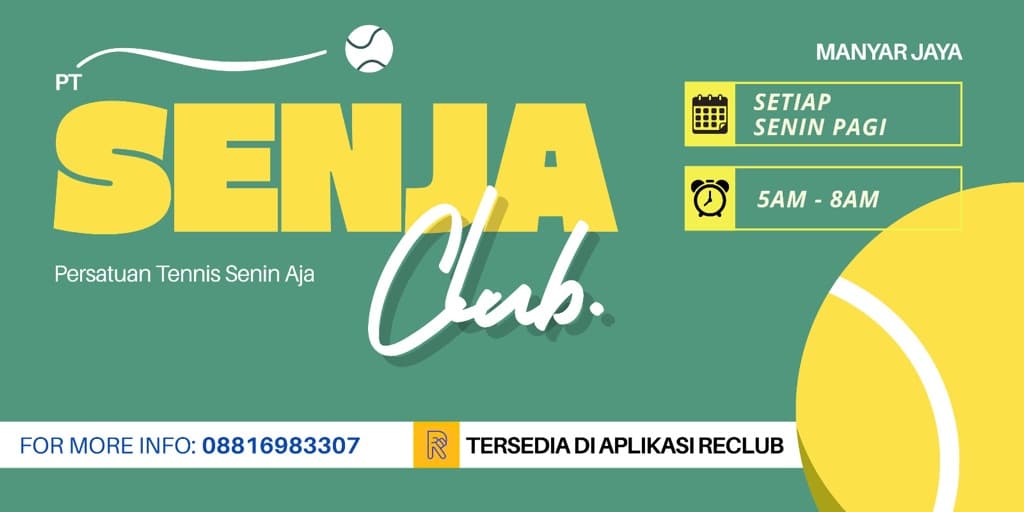 PT SENJA Persatuan Tennis Senin aJa media 4