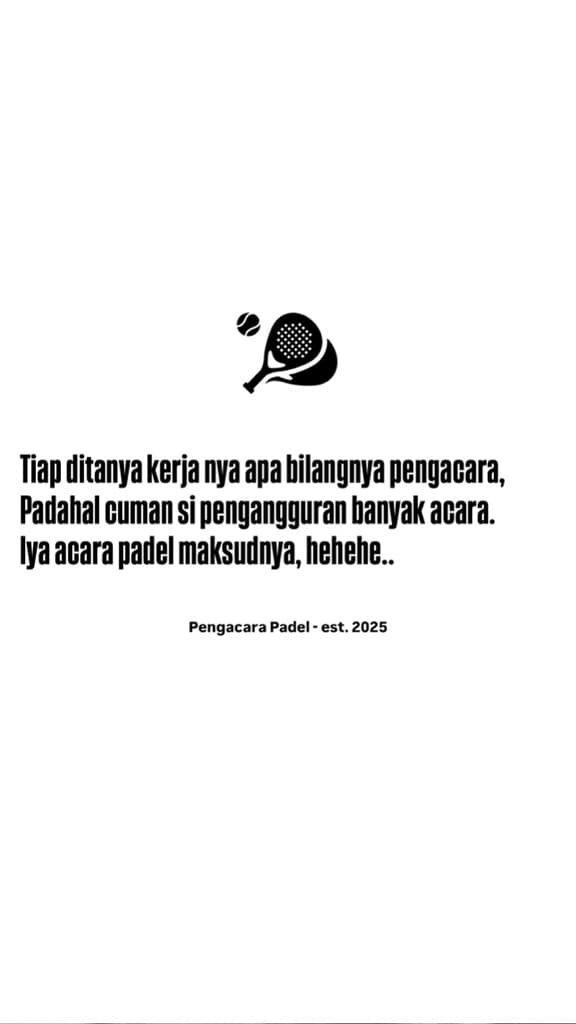 'PENGACARA'  PADEL media 1