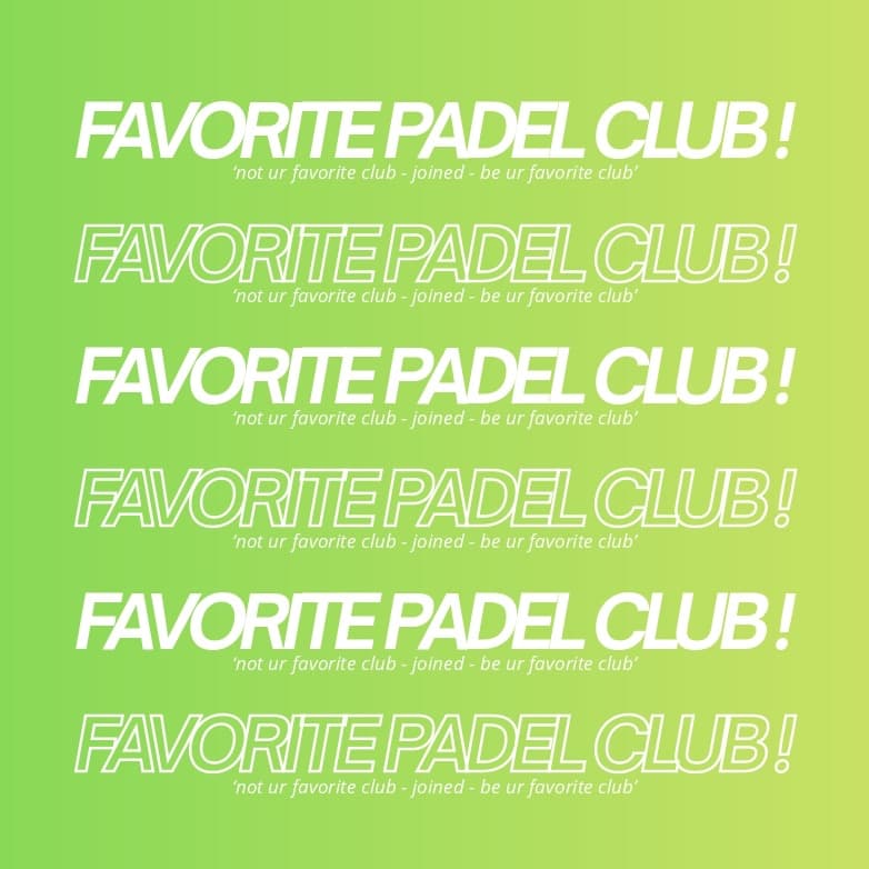 FAVORITE PADEL CLUB media 1