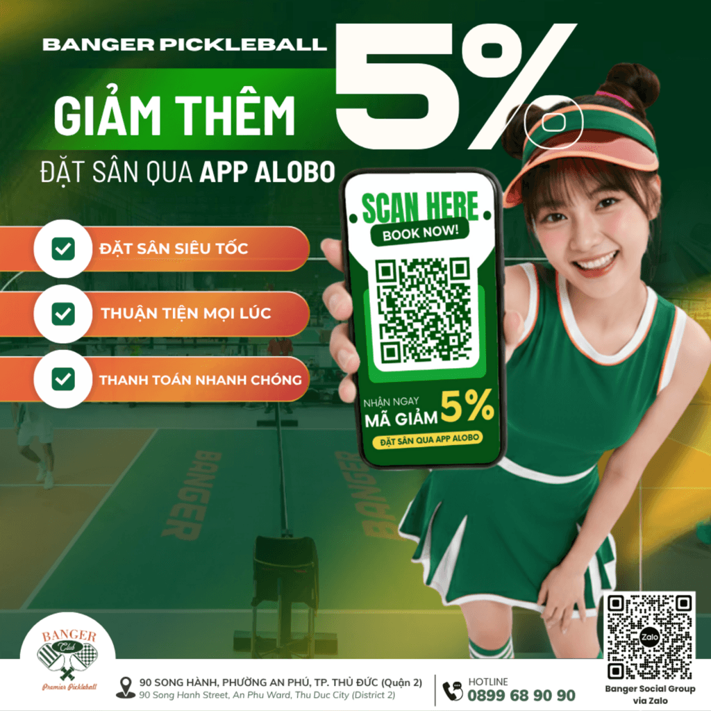 Banger Pickleball An Phú media 3