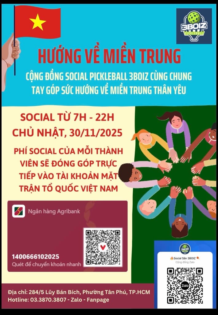 3BOIZ Pickleball Tân Phú media 4