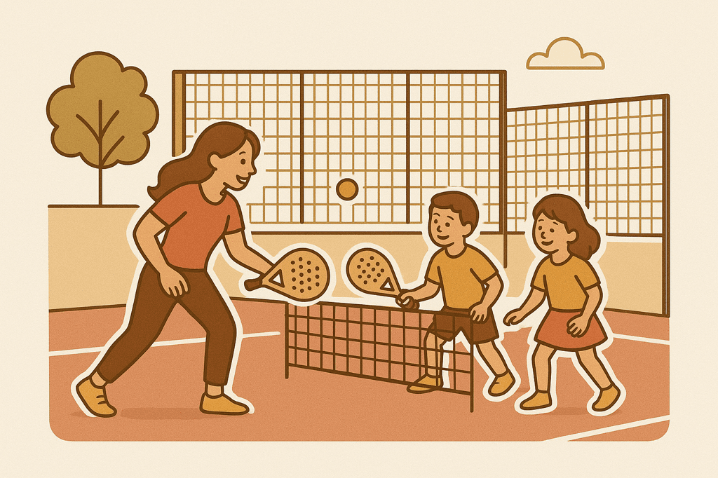 Mom and Kid Padel media 2