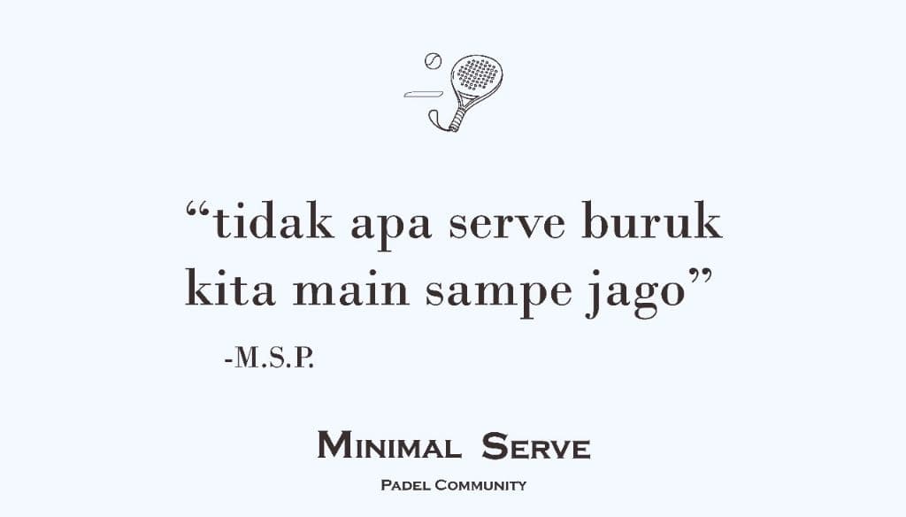 Minimal Serve media 1