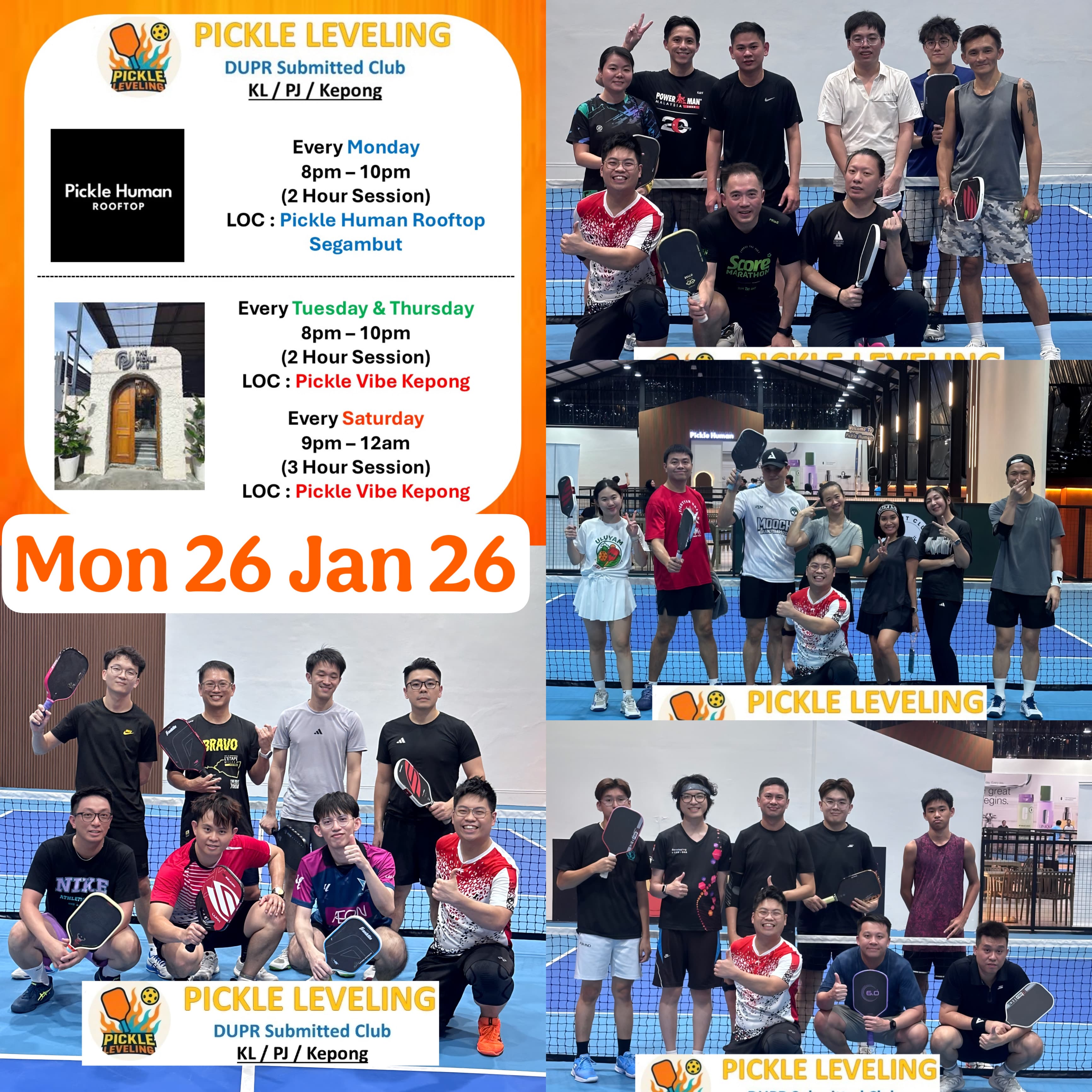 PICKLE LEVELING CLUB X FRANKLIN MALAYSIA (Social & DUPR)  media 1