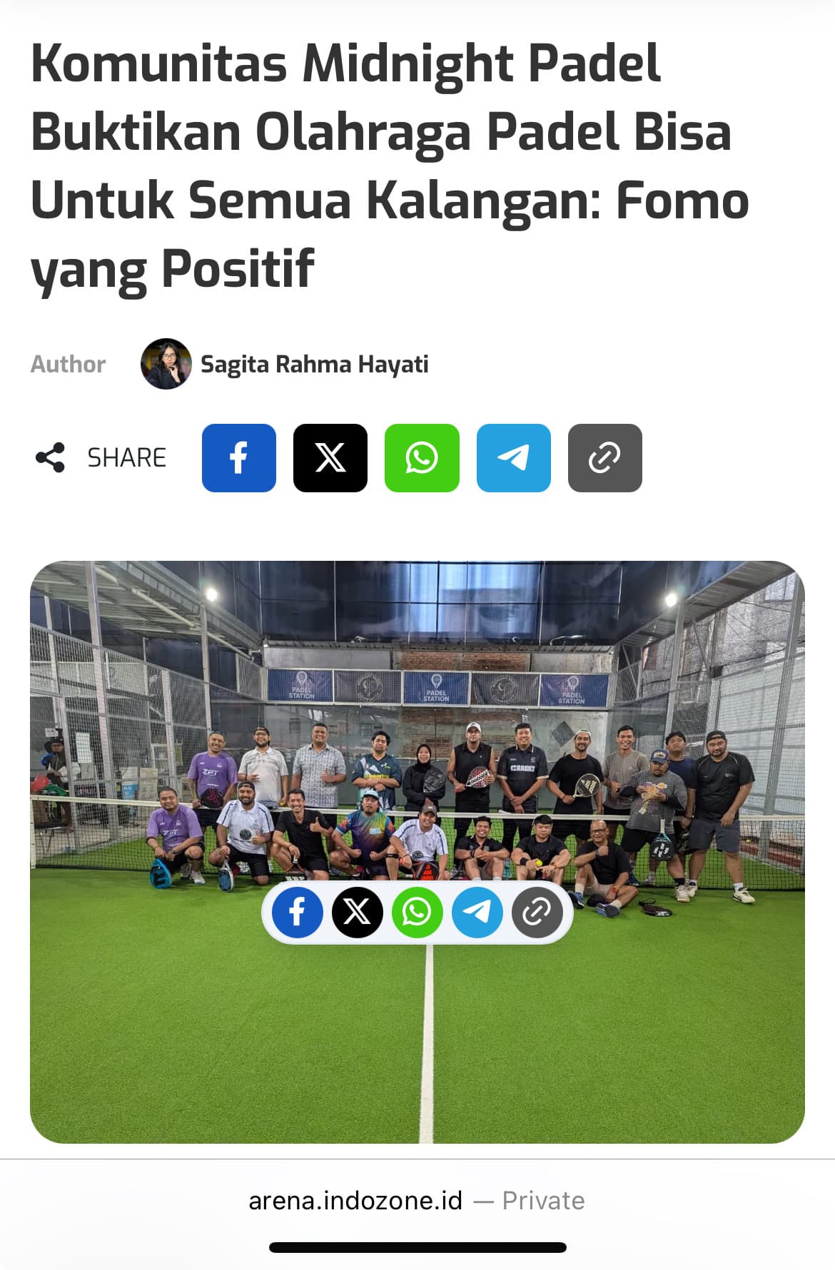 Midnight Padel Community media 2