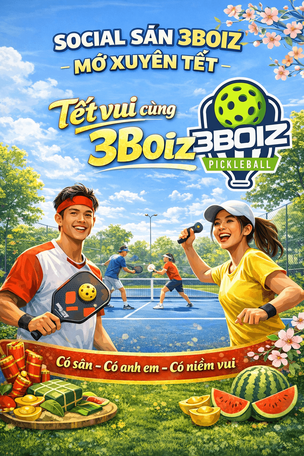 3BOIZ Pickleball Tân Phú media 2
