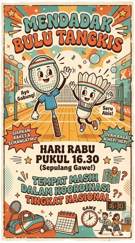 MENDADAK BULUTANGKIS media 1