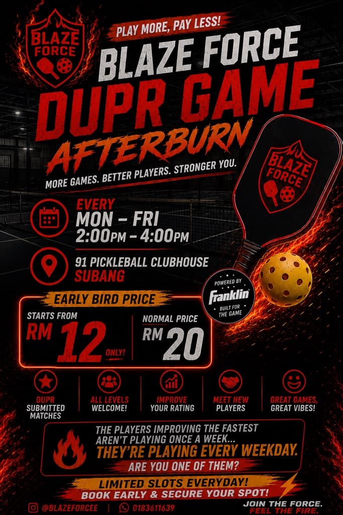 Blaze Force Pickle Club X Franklin Malaysia media 1