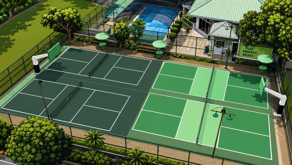 Greenridge Pickleball Court  media 1