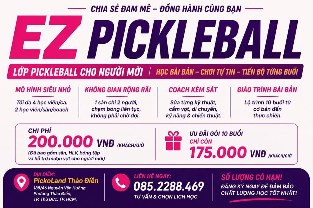 EZ Pickleball Academy Thảo Điền media 1