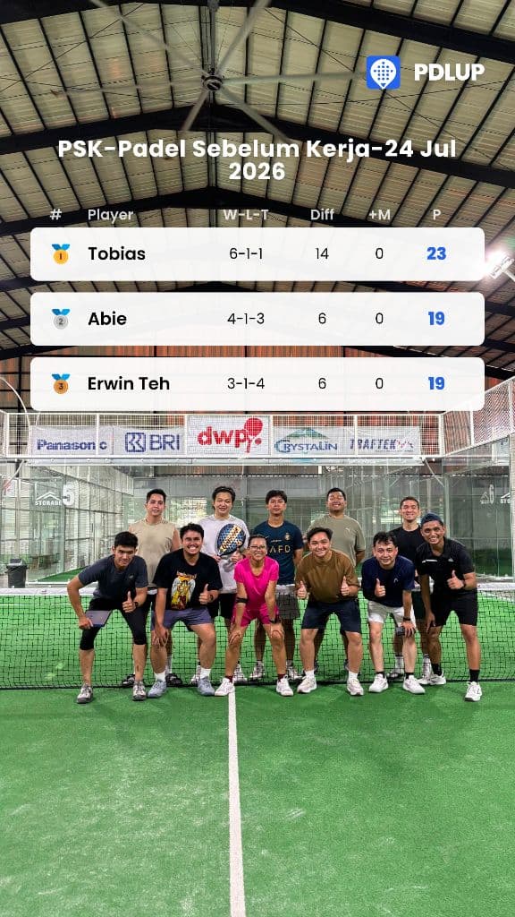 Padel Sebelum Kerja (PSK) media 5