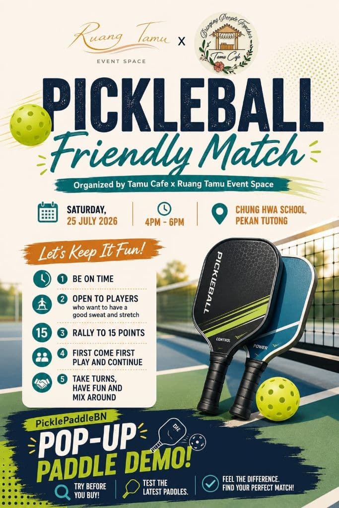 Tamu Cafe x Ruang Tamu  Pickleball Friendly Match media 1