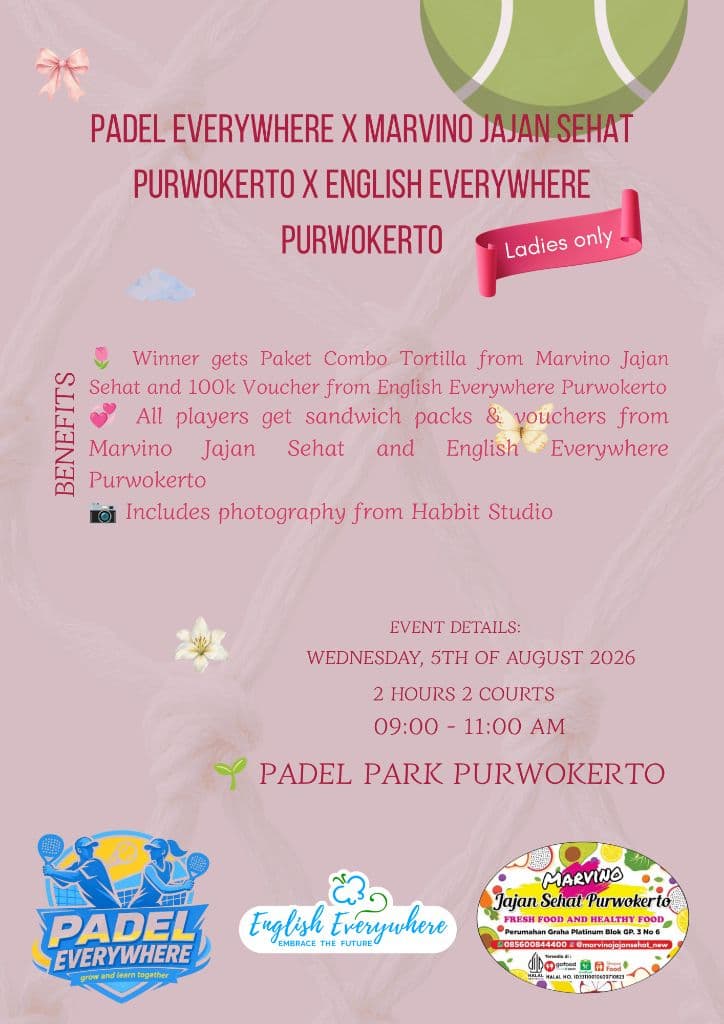 Padel Everywhere Purwokerto media 1