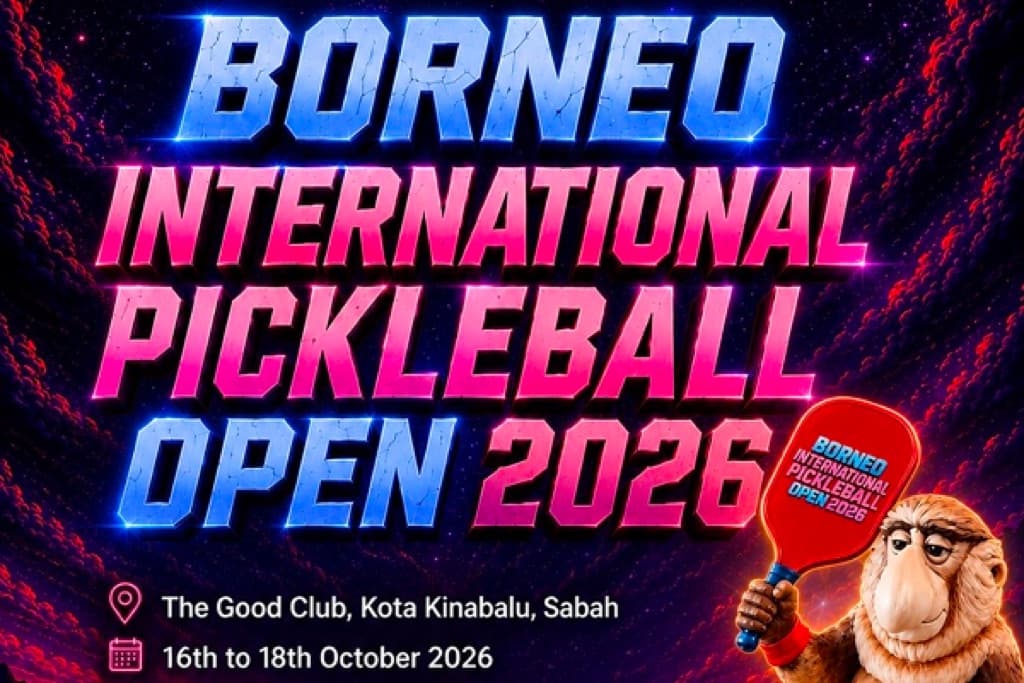 Borneo Kelab Rekreasi Pickleball Borneo Sabah (BKRPBS) media 1