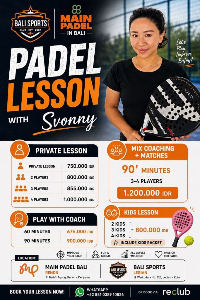 Main Padel in Bali media 6
