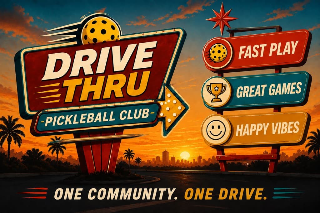 Drive-Thru Pickleball Club 🥒🎾 media 1