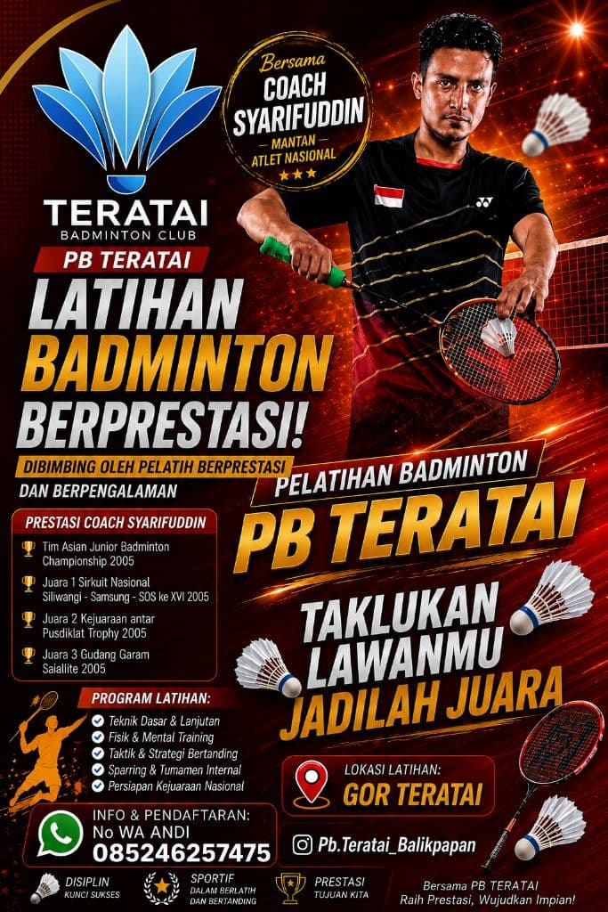 PB.TERATAI BADMINTON CLUB BALIKPAPAN  media 3