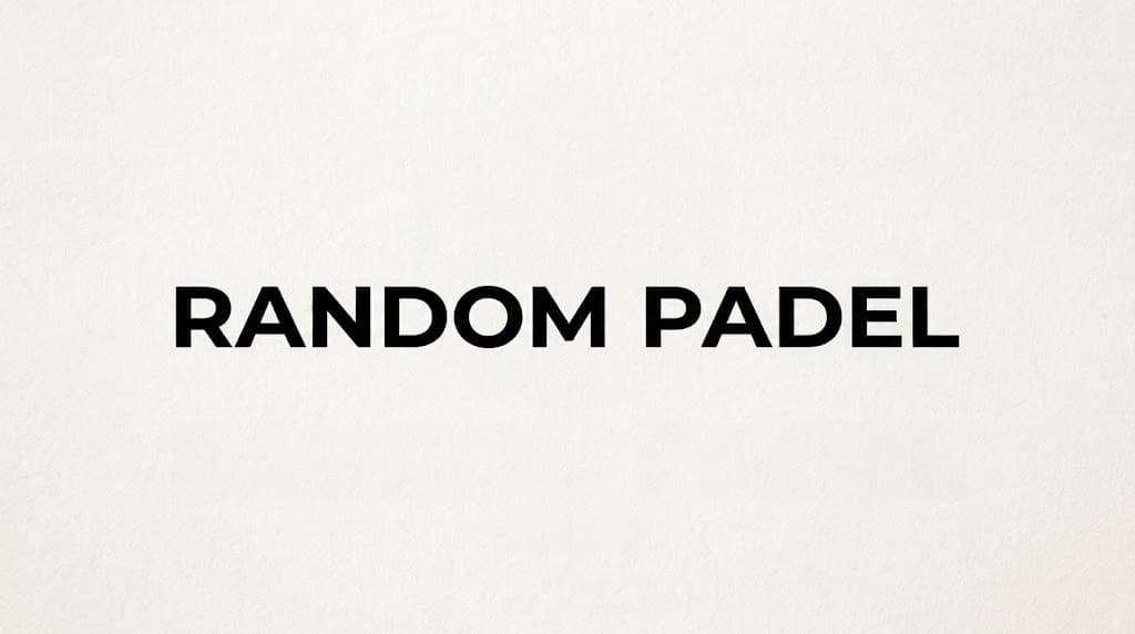 RANDOM PADEL media 1