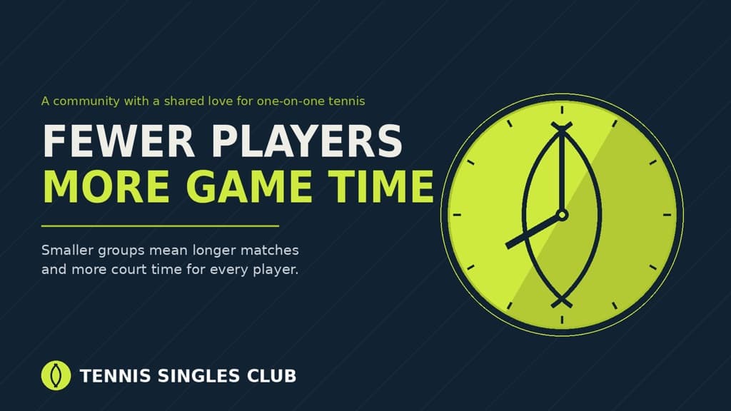 TENNIS SINGLES CLUB media 1