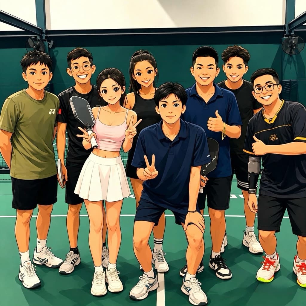 Pickleball “Social” Club media 2