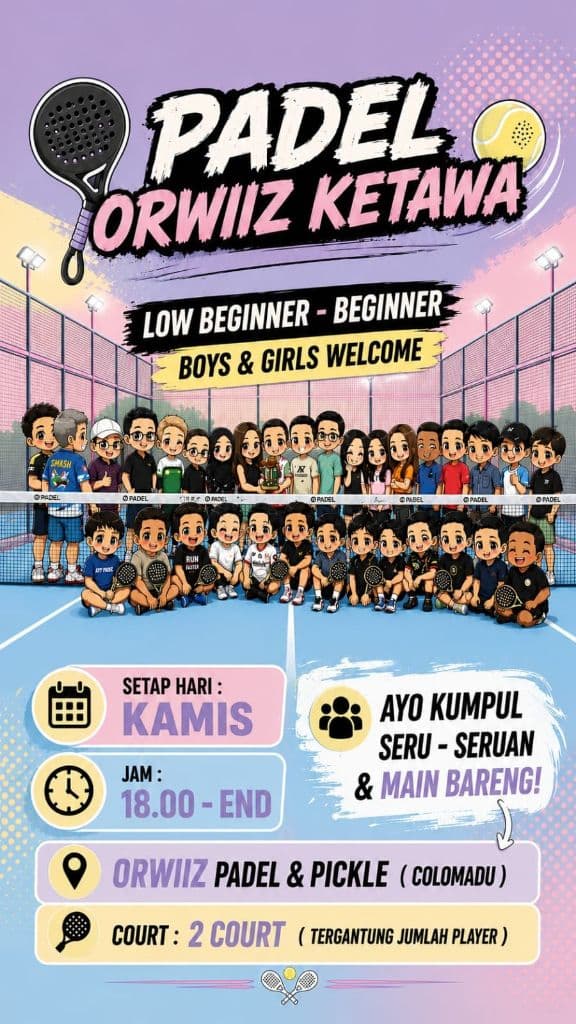Padel Orwiiz Ketawa media 5