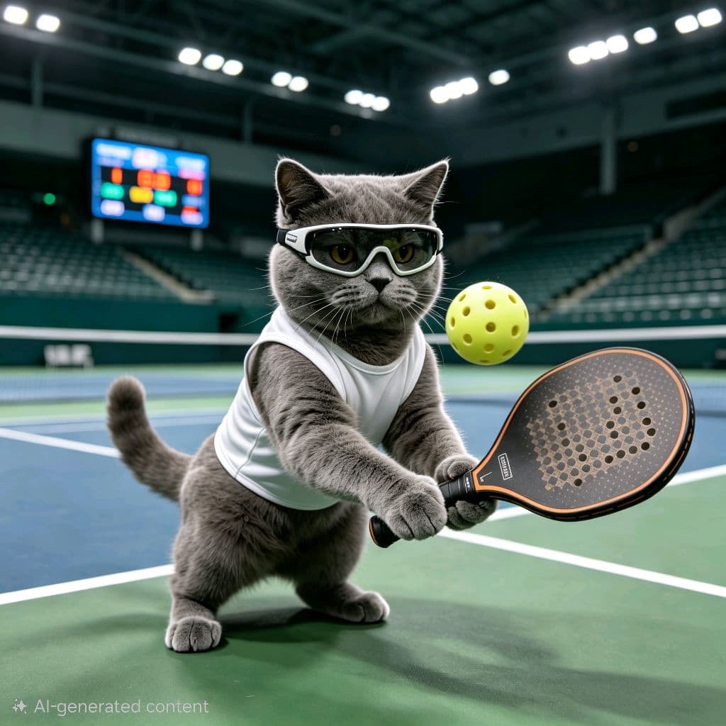 Pickleball Cat media 1