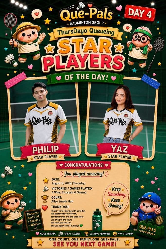 Que-Pals Badminton Group  media 6
