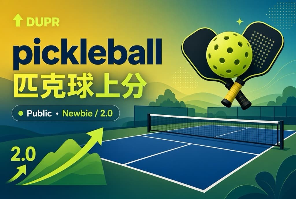 DUPR pickleball匹克球上分 media 1